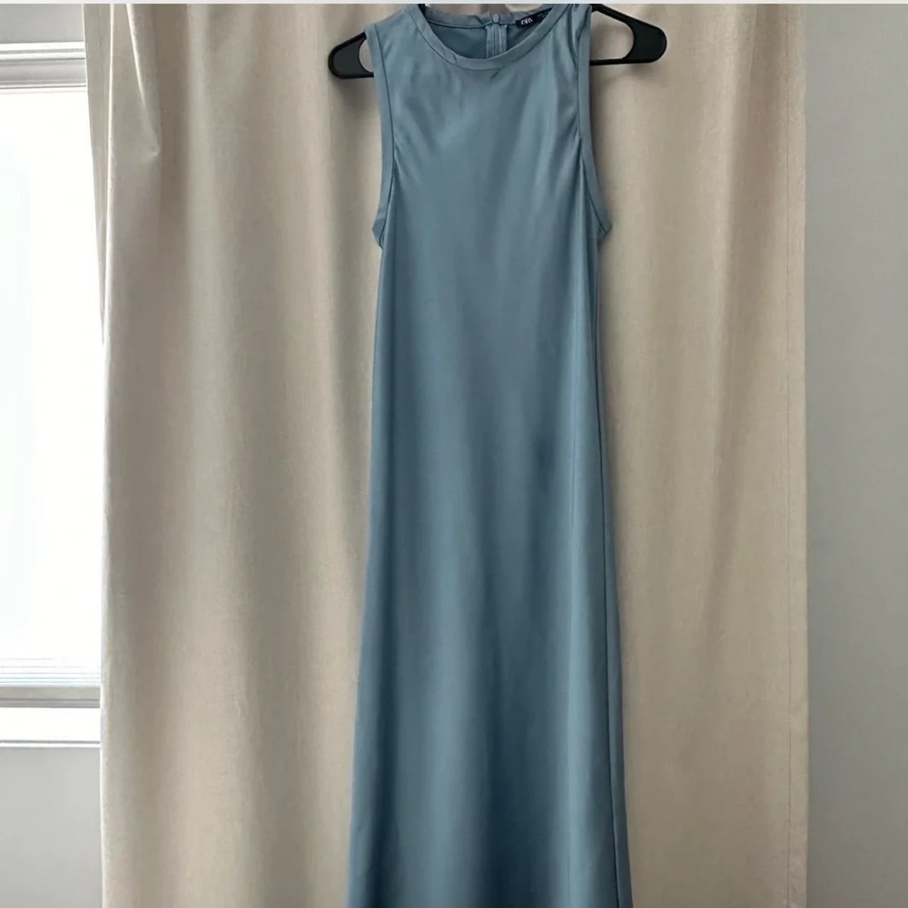 Zara Light Blue Maxi Dress - Picture 3 of 4